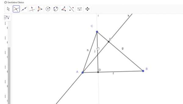 Video Alturas de un triangulo