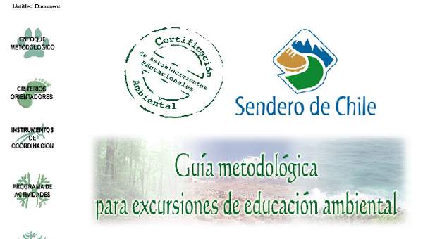 Guía Metodológica para excursiones de Educación Ambiental