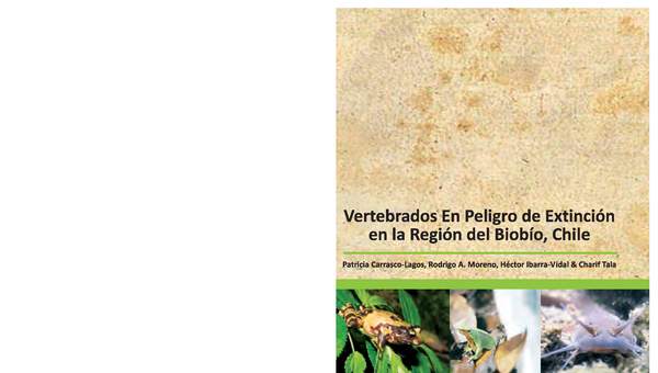 Vertebrados en peligro de extinción en la región del Biobio, Chile