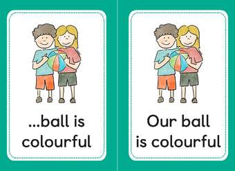 ...ball is colourful - Our ball is colourful