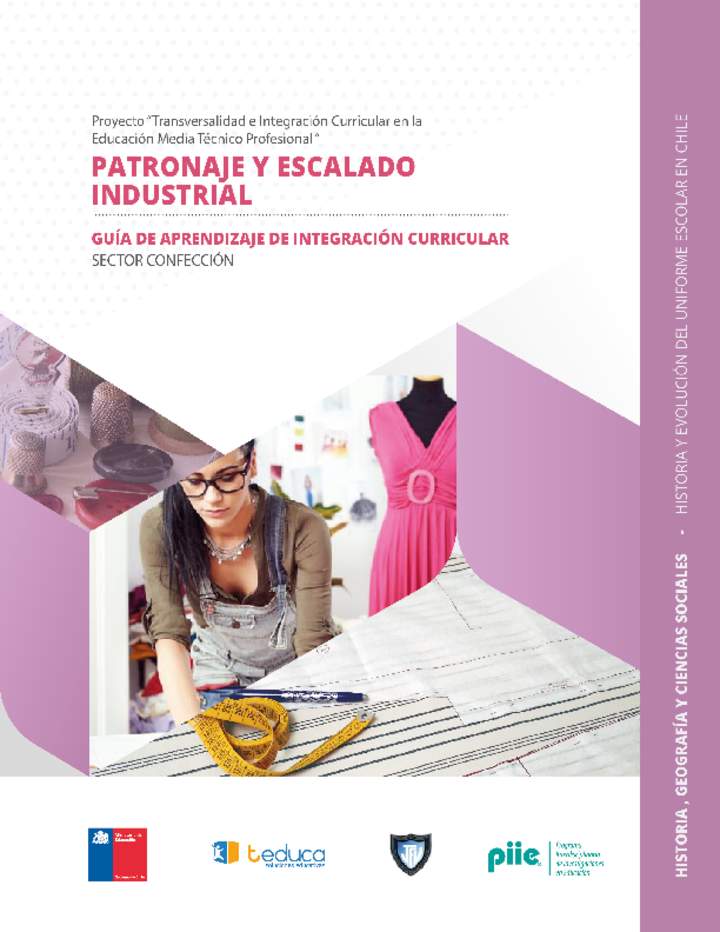 Guía de integración curricular "Historia y evolución del uniforme escolar en Chile"