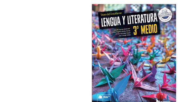 Lenguaje y literatura 3° medio, Texto del estudiante