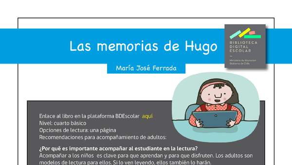 Plan lector 4° básico Las memorias de Hugo