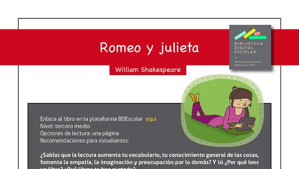 Plan lector I° medio Romeo y julieta