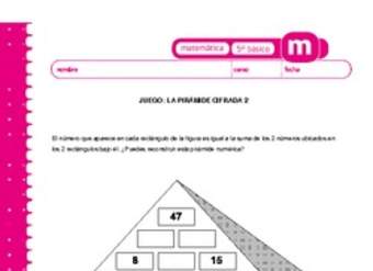 Juego: la pirámide cifrada 2