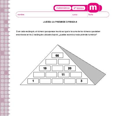 Juego: la pirámide cifrada 4
