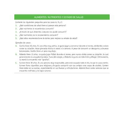 Evaluación Programas - CN08 OA06 - OA07 - U1 - ALIMENTOS, NUTRIENTES Y ESTADO DE SALUD