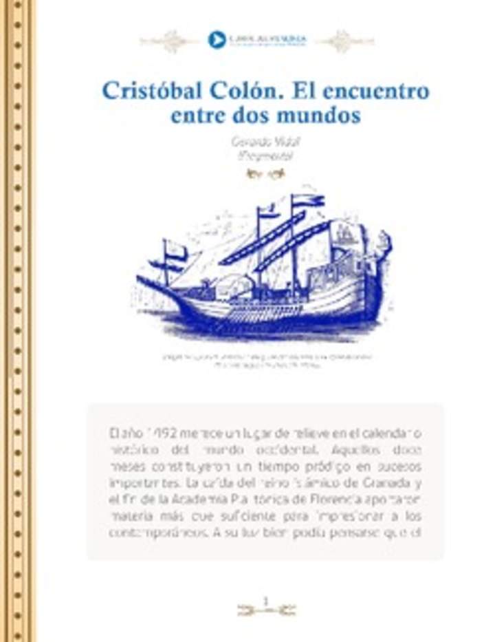 Cristóbal Colón, la travesía hacia el nuevo continente.