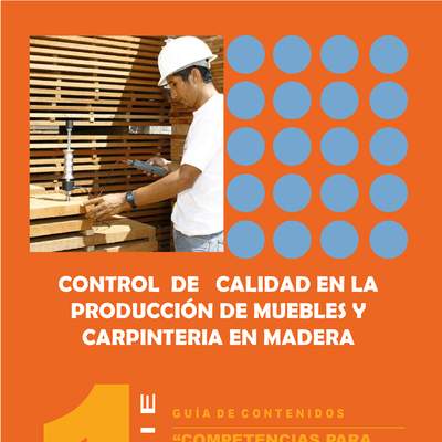 CITE Madera (2009). Control de calidad en la producción de muebles y carpintería en madera