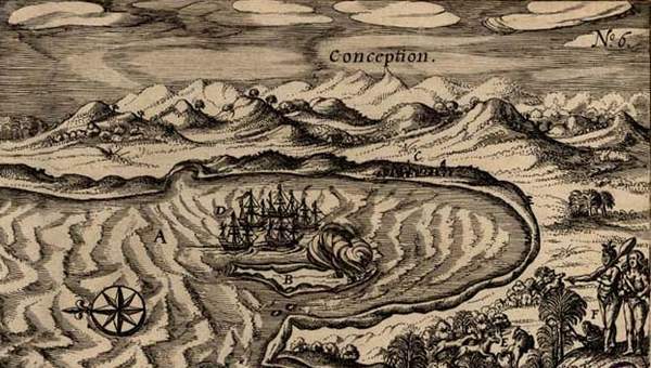 Ciudad de Concepción en 1600