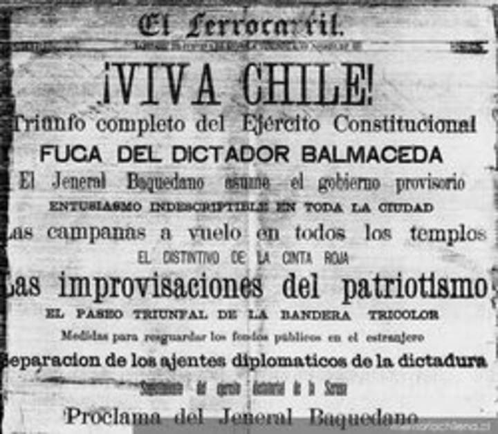 Diario fin Guerra Civil 1891