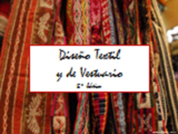 Diseño Textil y de Vestuario