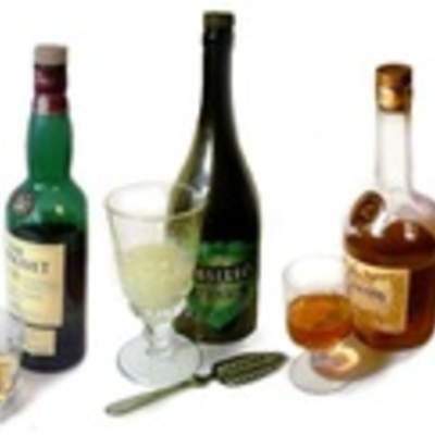 Variedad de bebidas alcohólicas