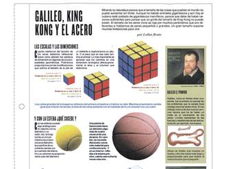 Galileo, King Kong y el acero