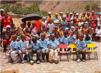 Niños de Cabo Verde