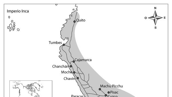 Mapa Imperio inca