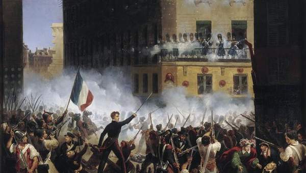 Combate de la calle de Rohan: Revolución 1830