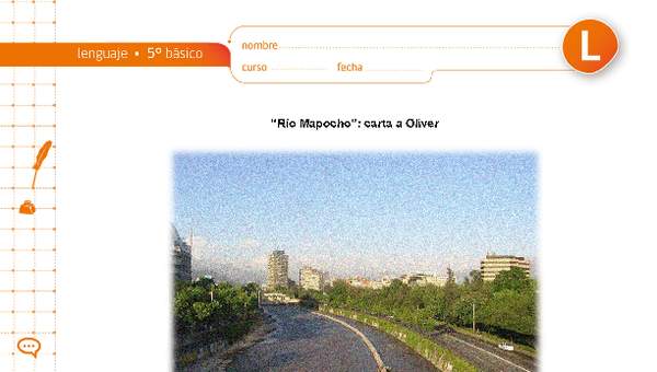 "Río Mapocho": carta a Oliver