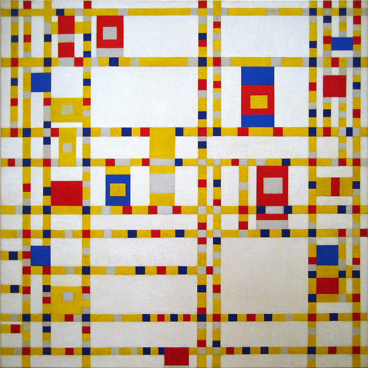 Composición 2 Piet Mondrian