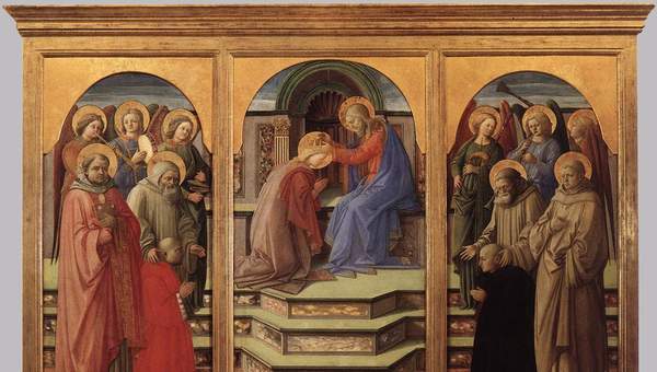 Coronación de la Virgen de Filippo Lippi