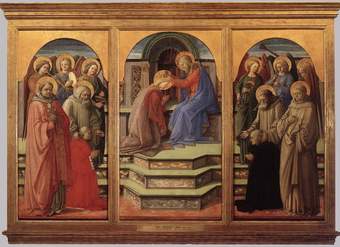 Coronación de la Virgen de Filippo Lippi