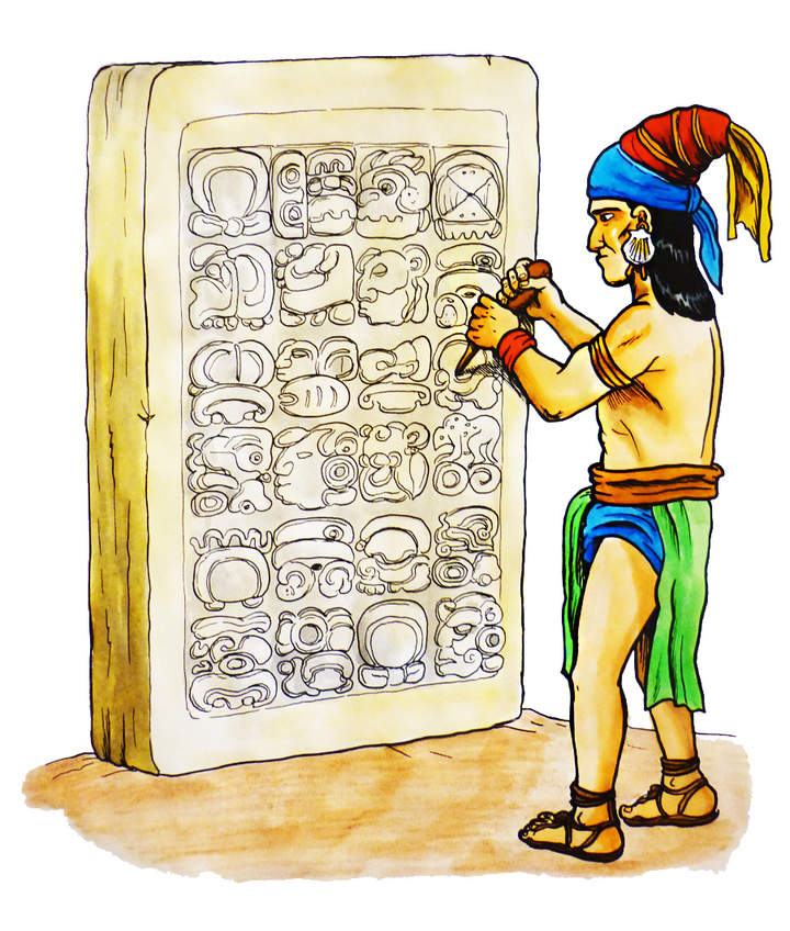 Escritura maya: estelas