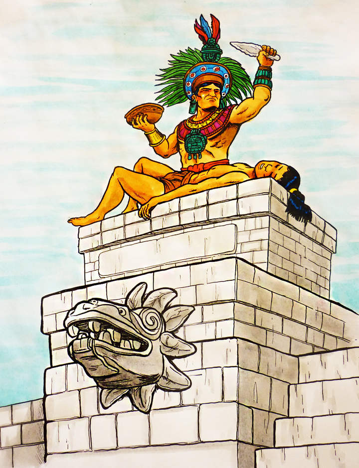 Rito religioso azteca