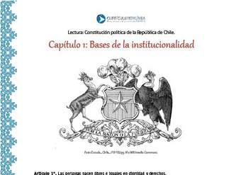 Constitución de Chile: Bases de la institucionalidad