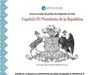 Constitución de Chile: Presidente de la República