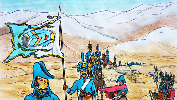 Cruce de los Andes por el Ejército Libertador