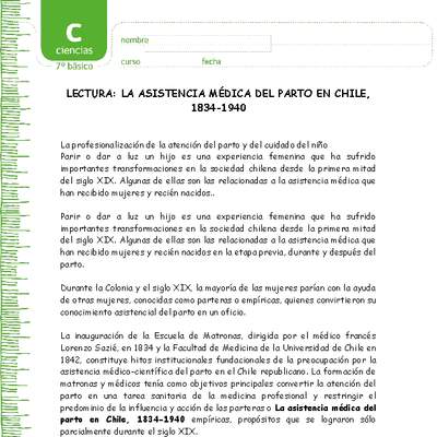 La obstetricia en Chile