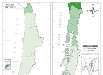Chile densidad población
