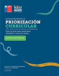 Priorización Curricular EPJA Ciencias Naturales