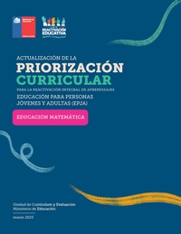 Priorización Curricular EPJA Matemática