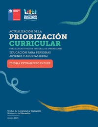 Priorización Curricular EPJA Inglés
