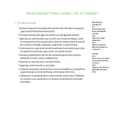 Ciencias Naturales 7° básico-Unidad 1-OA14-Actividad 1