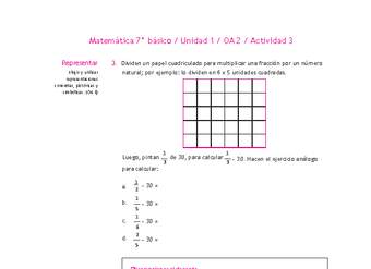 Matemática 7° básico -Unidad 1-OA 2-Actividad 3