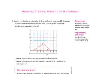 Matemática 7° básico -Unidad 3-OA 14-Actividad 1
