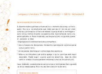 Lengua y Literatura 7° básico-Unidad 1-OA15-Actividad 2