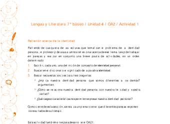 Lengua y Literatura 7° básico-Unidad 4-OA2-Actividad 2