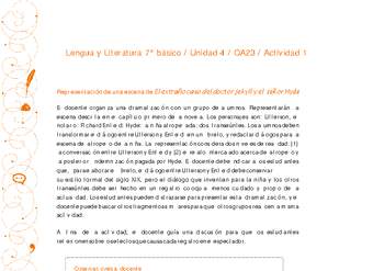 Lengua y Literatura 7° básico-Unidad 4-OA23-Actividad 1