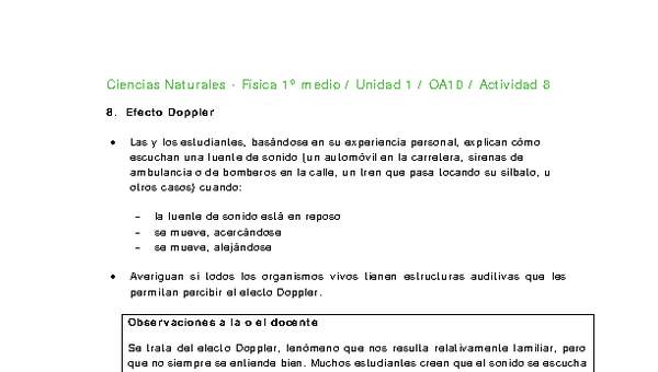 Ciencias Naturales 1 medio-Unidad 1-OA10-Actividad 8