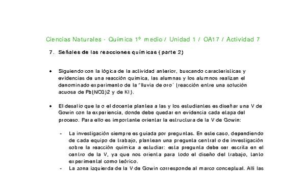 Ciencias Naturales 1 medio-Unidad 1-OA17-Actividad 7