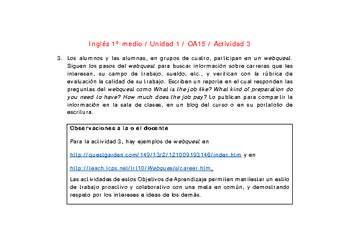 Inglés 1 medio-Unidad 1-OA15-Actividad 3