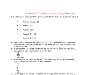 Matemática 2 medio-Unidad 1-OA1-Actividad 3