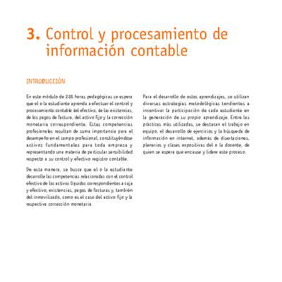 Módulo 03 - Control y procesamiento de información contable