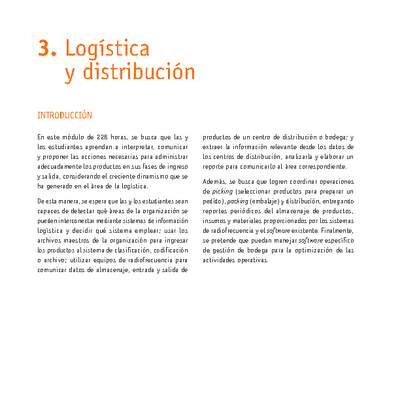 Módulo 03 - Logística y distribución