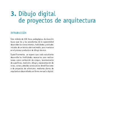 Módulo 03 - Dibujo digital de proyectos de arquitectura