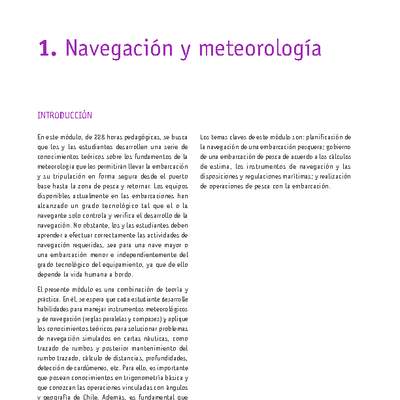 Módulo 01 - Navegación y meteorología