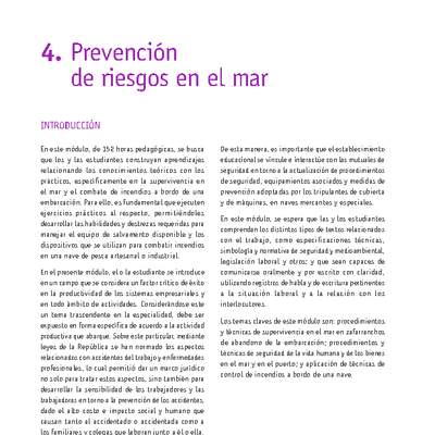 Módulo 04 - Prevención de riesgos en el mar